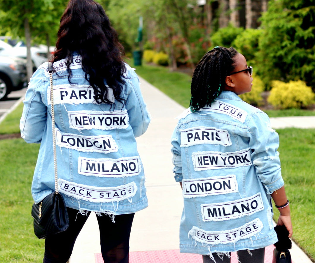 Fashion tour denim jacket sale